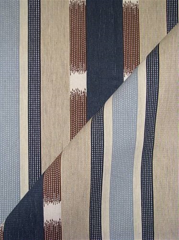 Kanta Stripe RR Slate Ikat Fabric