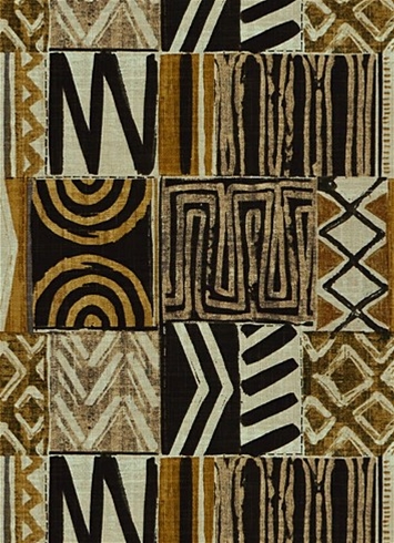 Kenobi 81 Golden African Fabric
