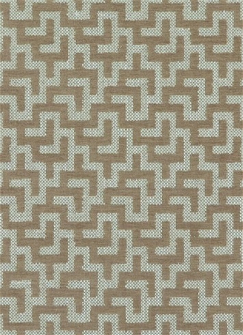 Kenya 65 Jute Geometric Fabric