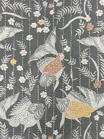 Koi Pond Carbon P Kaufmann Fabric