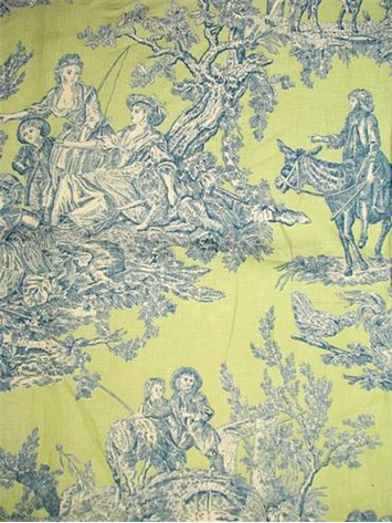 Stroheim Fabric La Mistral Spring Green