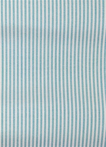 Laguna Aquamarine Ticking Fabric