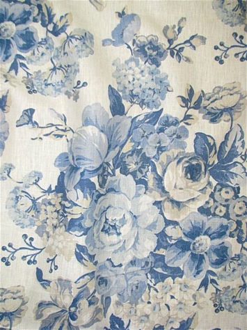 Kravet Large Floral Blue
