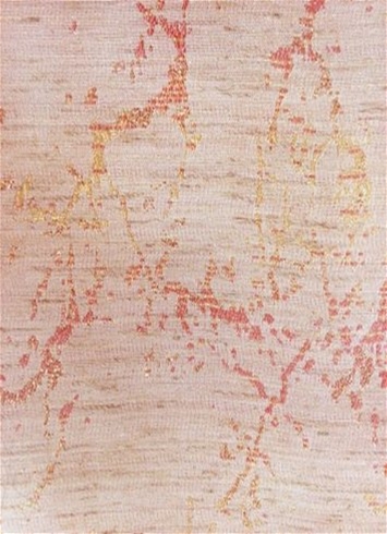Limestone Pink Metallic Fabric