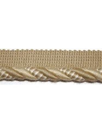 Sunbrella 3/8 Inch Cord Edge Neutral Light Stripe