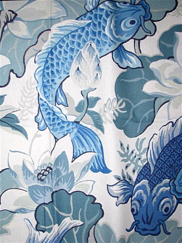 Lotus Pond Nile Blue Koi Fish