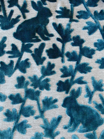 Luv Bunny 504 Azure Covington Fabric