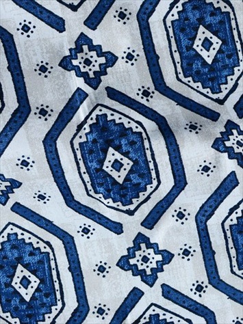 Kente Navy Magnolia Home Fashions Fabric