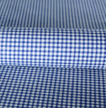 Madrid Check Dark Blue Magnolia Home Fashions Fabric