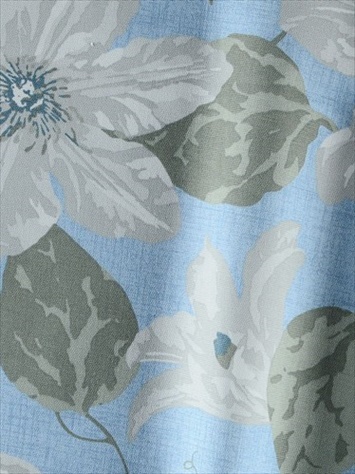 Nelly Antique Blue Magnolia Home Fashions Fabric