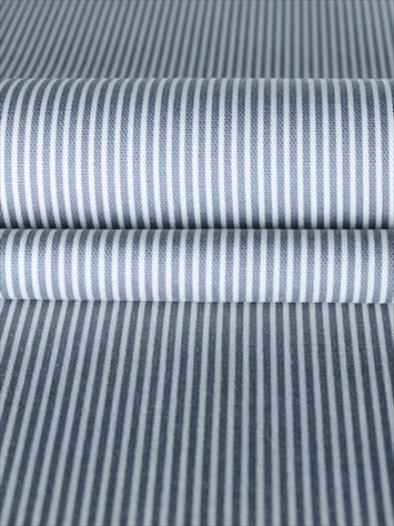Oxford Stripe Slate Magnolia Home Fashions Fabric