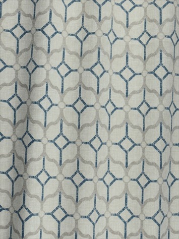 Rockaway Navy Magnolia Home Fashions Fabric