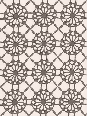 Mahal Print Taupe White Cotton