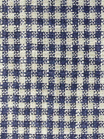 Melville Ink Check Fabric - Remnant