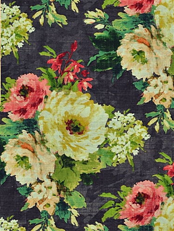 Meraki 948 Charcoal Floral