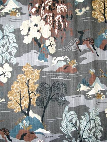 Modern Toile Graphite