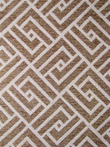 Mozambique 118 Sandstone Chenille Geometric