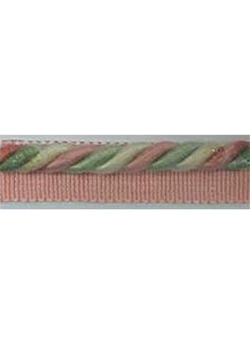 Pink Green Ivory Lip Cord