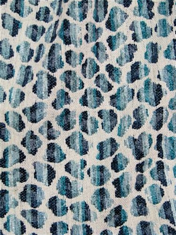 Multi Spots Ink Leopard Chenille