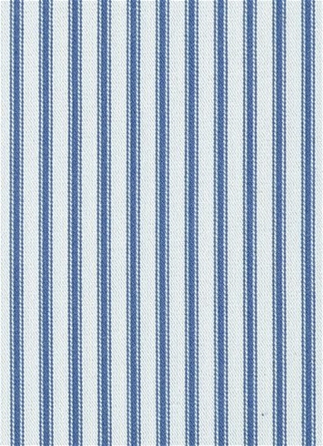 New Woven Ticking 52 Cabana Blue