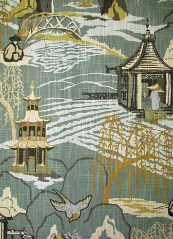 Neo Toile Cove Toile Fabric
