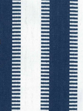 New Ladder Stripe Navy White Cotton