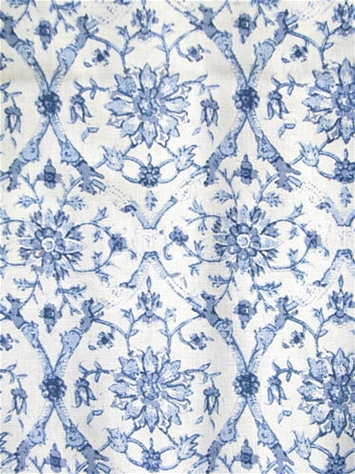 Noor Trellis Indigo Floral Medallion