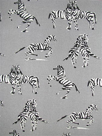 OD Dr Zebra Silver Novogratz PK Lifestyle Fabric