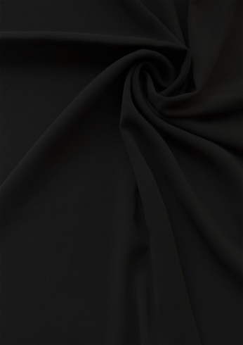 Black Stretch Crepe Odessa