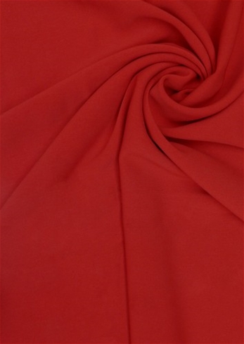 Valentine Red Stretch Crepe Odessa