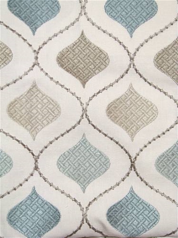 Orient Mist Ogee Embroidery