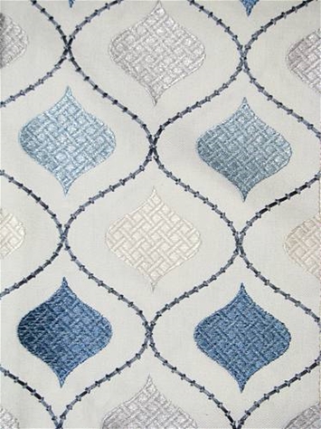Orient Ocean Ogee Embroidery