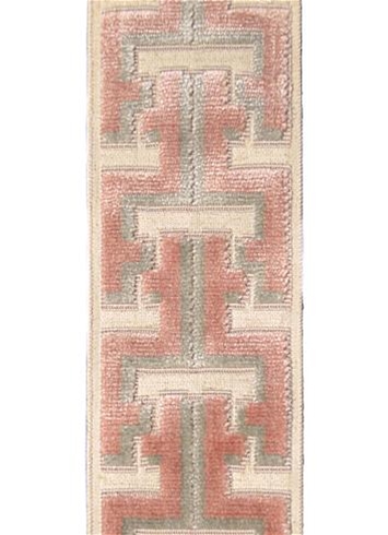 Oslo Blush Velvet Trim Tape