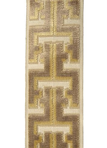 Oslo Jute Velvet Trim Tape