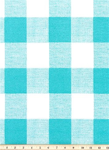 Outdoor Buffalo Check Aqua