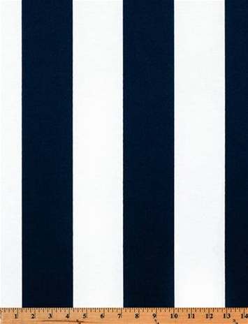 Outdoor Awning Stripe Navy White
