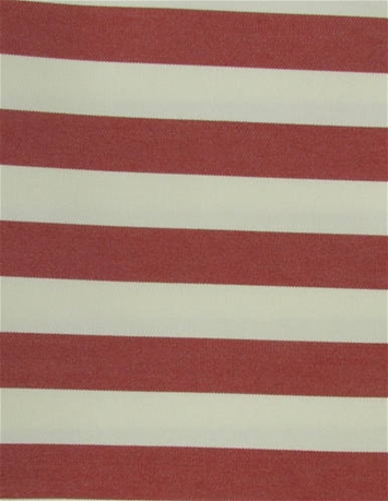 Patio Stripe Crimson Red SunReal Performance Fabric 