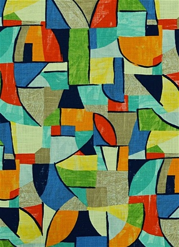 Pablo 518 Seaside Retro Art Fabric