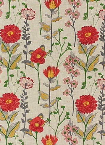 Pastiche Garden Embroidery Fabric