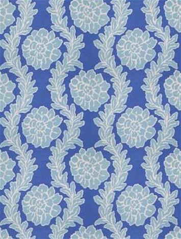 Peony Periwinkle Blue Linen