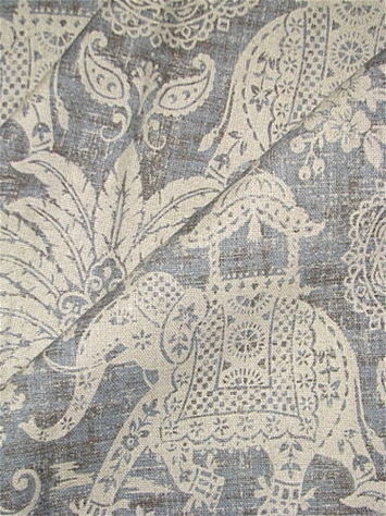 Maharaja Pearl Elephant Fabric