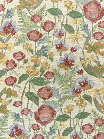 Alice Poppy Floral Tapestry Regal Fabric