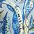 Enrique Bahama Leaf Print Regal Fabric