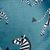 Fanfare Teal Regal Fabric