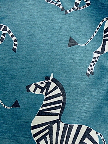Fanfare Teal Regal Fabric