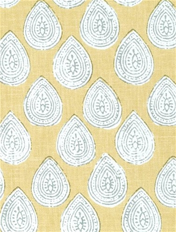 Rani Yellow Foulard Paisley