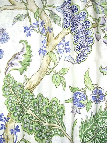 Ravello Periwinkle Jacobean Fabric
