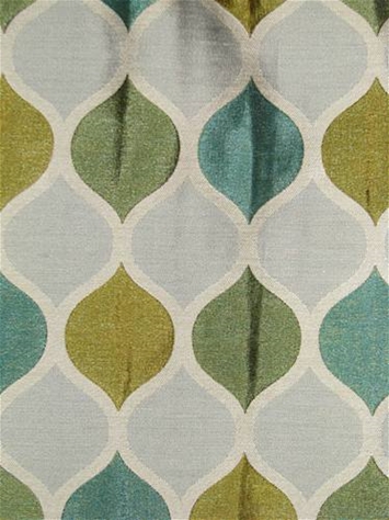 Riga Peacock Ogee Jacquard