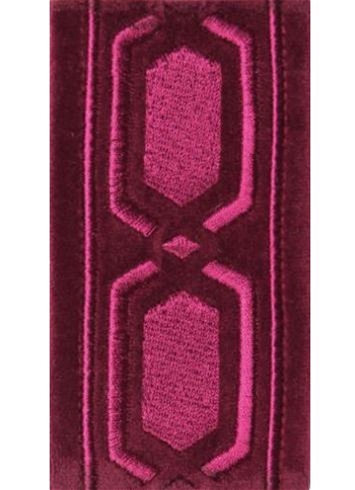 Roman Key Auburn Velvet Trim Tape