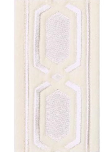 Roman Key Ivory Velvet Trim Tape